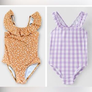 Zara 2 for 1 Toddler Girls Swimsuits